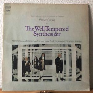 Walter Carlos aka Wendy and The Well-Tempered Synthesizer Vinyl Lp